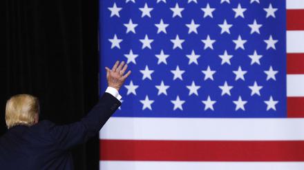 US-Präsident Donald Trump bei einem Auftritt in Iowa