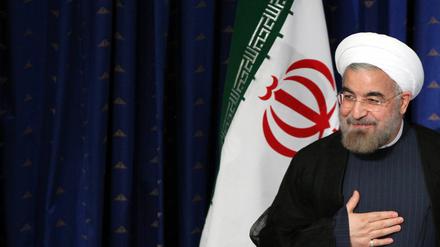 Irans Staatschef Hassan Ruhani hat sich für das Atomabkommen eingesetzt und hofft auf eine Ende der Sanktionen.