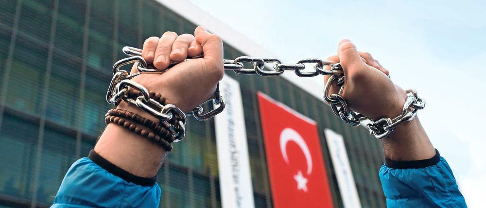 Protest gegen Zensur in der Türkei (Archivbild) 