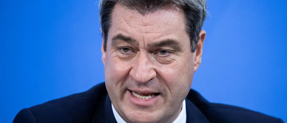 Hart, härter, Markus Söder (CSU)? Der bayrische Ministerpräsident will die Corona-Beschlüsse „maximal umsetzen“.