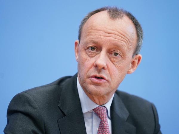 Friedrich Merz (CDU) bei der Vorstellung seiner Kandidatur für den CDU-Vorsitz