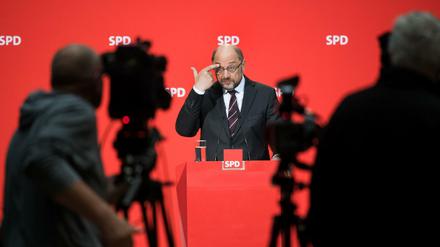 Auf diesen Kopf kommt es an: SPD-Chef Martin Schulz stellt am Montag, 4. Dezember, den Leitantrag für den Parteitag vor.