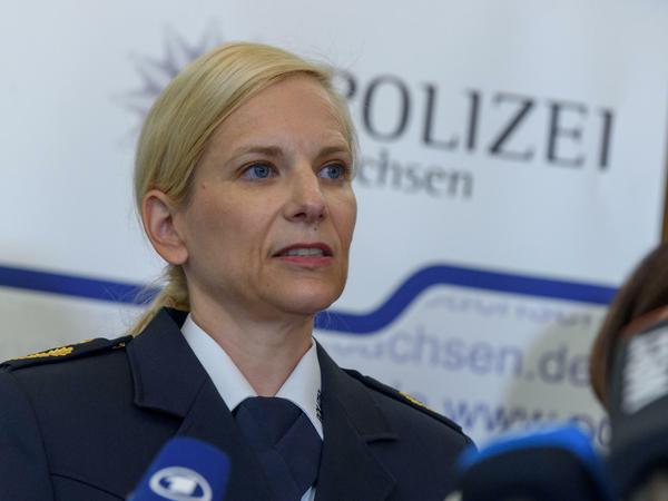 Macht keine gute Figur: Sonja Penzel, Polizeichefin von Chemnitz. 