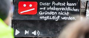Die Proteste gegen die Urheberrechtsreform sind in Deutschland am größten.