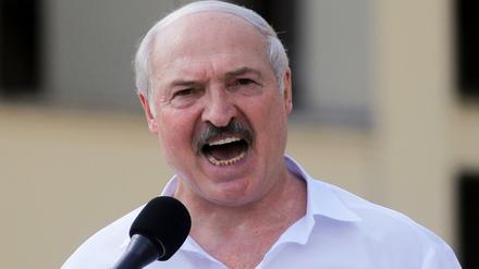 Alexander Lukaschenko, Präsident von Belarus. 