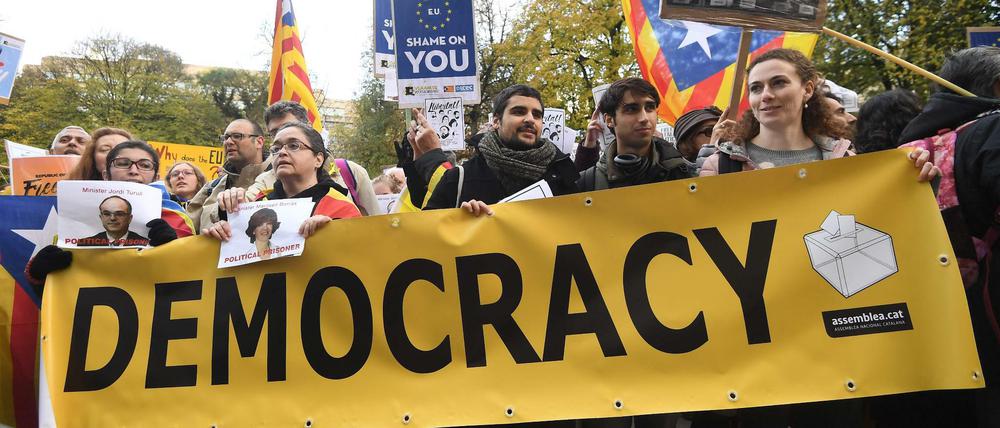Die flämische Bevölkerungsgruppe in Belgien hat große Sympathien für das Unabhängigkeitsstreben der Katalanen.