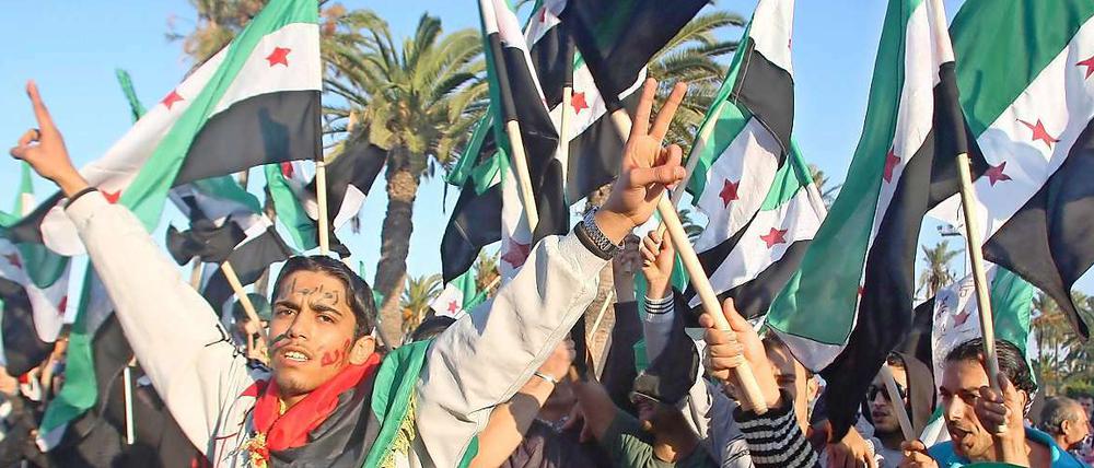 Tausende Syrier protestieren seit Wochen in Homs. Die Provinz wurde nun von der Armee abgeriegelt.