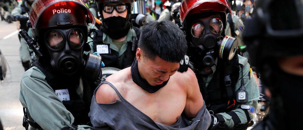 Polizeieinsatz in Hongkong gegen Demonstranten