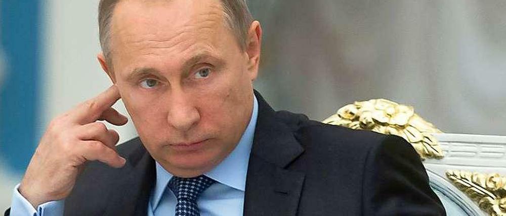 Wladimir Putin, Russlands Präsident.