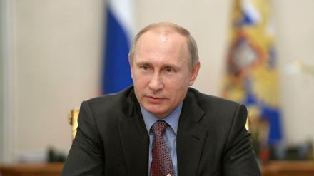 Russlands Präsident Wladimir Putin bei einer Sitzung am 13. Februar 2015