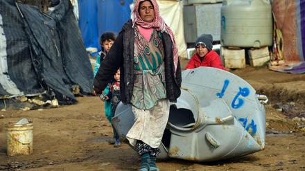 Das Geld fließt für Flüchtlinge wie hier im Libanon fließt an das UN-Flüchtlingshilfswerk und das Welternährungsprogramm.