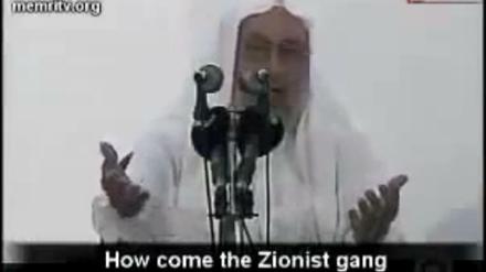 Und dann muss er auch noch die Zionisten erwähnen: Tele-Imam Jussuf al-Qaradawi. 