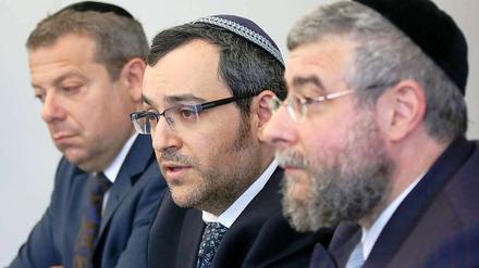 Auf der Pressekonferenz der europäischen Rabbiner ging es rhetorisch zur Sache.