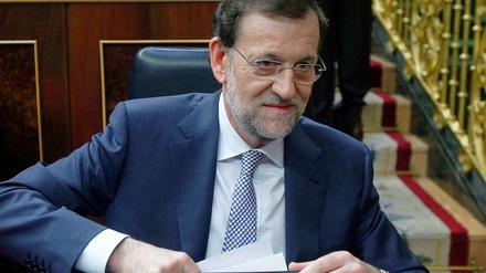 Schlechte Neuigkeiten für sein Volk hat Spaniens Premierminister Rajoy.