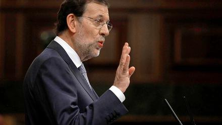 Ministerpräsident Mariano Rajoy will bis 2015 insgesamt 65 Milliarden Euro einsparen.