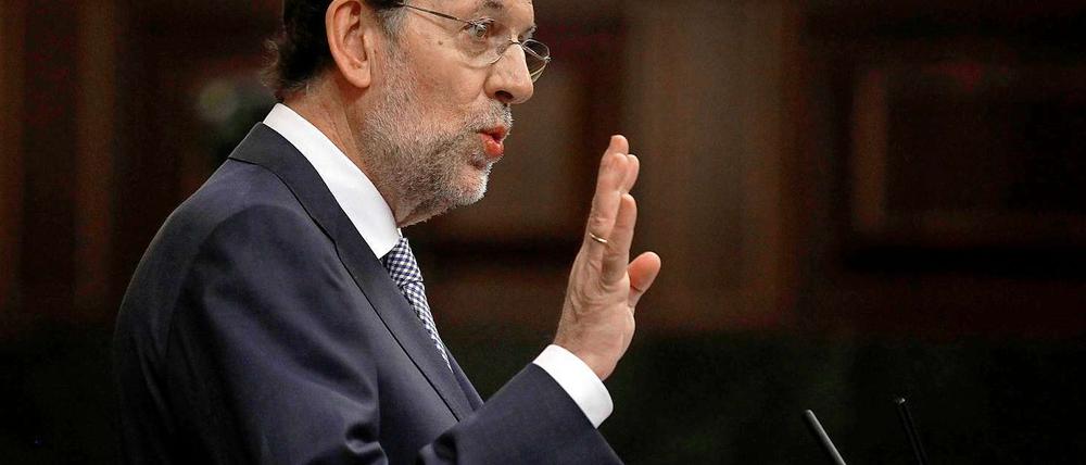 Ministerpräsident Mariano Rajoy will bis 2015 insgesamt 65 Milliarden Euro einsparen.