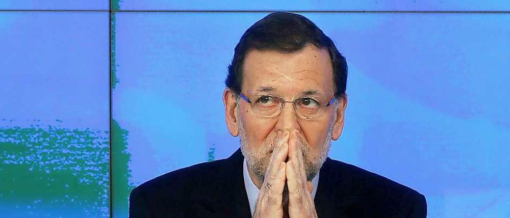 Rajoy weist in der spanischen Finanzaffäre alle Vorwürfe zurück.