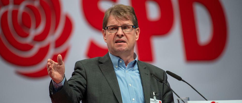 Ralf Stegner beim SPD-Bundesparteitag