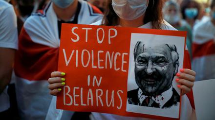 In Belarus kommt es wegen der von Fälschungsvorwürfen überschatteten Präsidentenwahl zu Protesten.