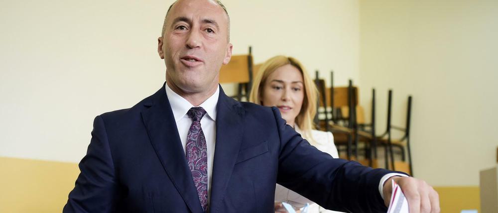 Der designierte Regierungschef Ramush Haradinaj. 