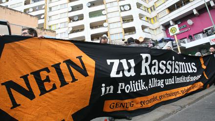 Demo gegen Rassismus in Kreuzberg (Archivbild).