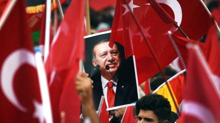 Viele Anhänger in Deutschland: Der türkische Präsident Erdogan