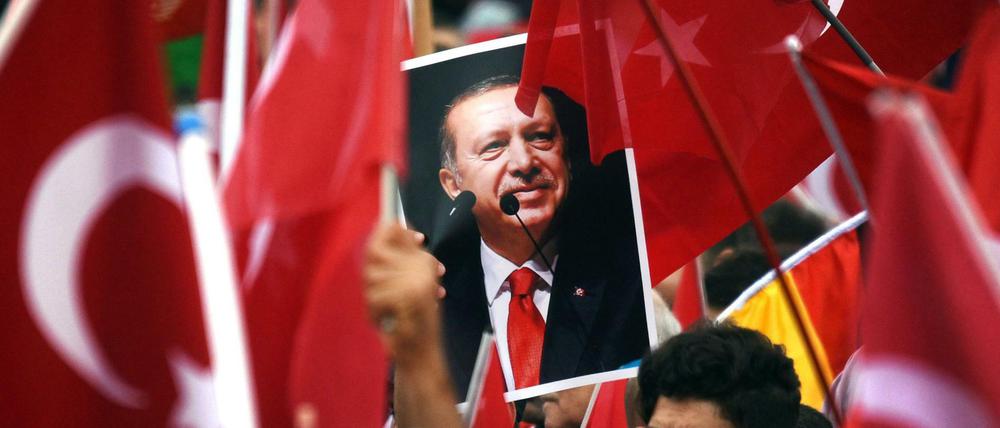 Viele Anhänger in Deutschland: Der türkische Präsident Erdogan