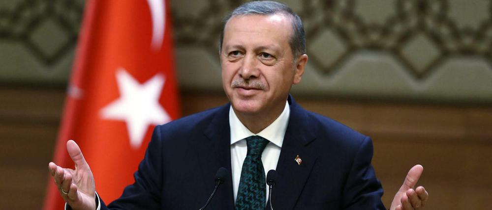 Der türkische Staatspräsident Recep Tayyip Erdogan ist empfindlich gegenüber Kritik an seinem Kurs. 
