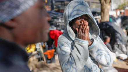 Verzweiflung der Vertreibung: Flüchtlinge während eines Treffens mit dem UN-Flüchtlingskommissar in Pretoria