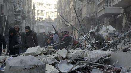 Die Kämpfe im nordsyrischen Aleppo gehen weiter.