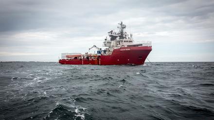 Das norwegische Schiff «Ocean Viking», das im Auftrag der französischen Hilfsorganisation «SOS Mediterranee» Flüchtlinge vor der libyschen Küste suchen soll.