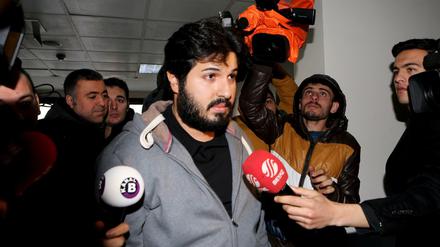 Der türkisch-iranische Goldhändler Reza Zarrab im Dezember 2013 in Istanbul. 