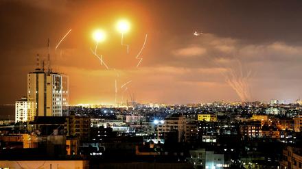 Jerusalem ist am Montag von Raketen beschossen worden.