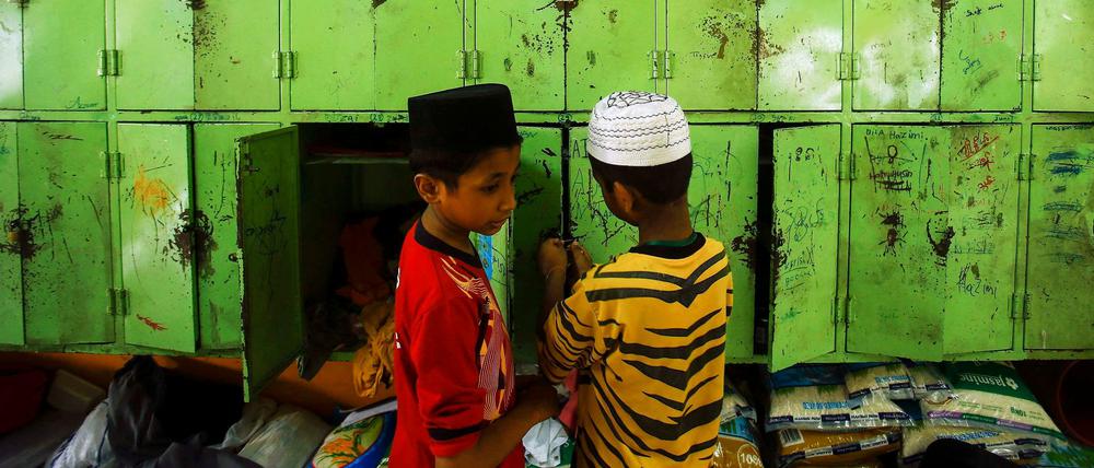 Junge Rohingya in Malaysia. Die muslimische Minderheit gerät in Burma immer stärker unter Druck.