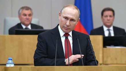 Putins bisherige Amtszeiten sollen auf Null gesetzt werden.