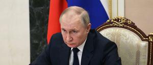Wie weit wird er gehen? Der russische Präsident Wladimir Putin am Donnerstag in Moskau.