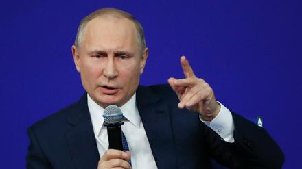 Der russische Präsident Wladimir Putin ist verärgert über die in den USA veröffentlichte Liste kremlnaher Russen.
