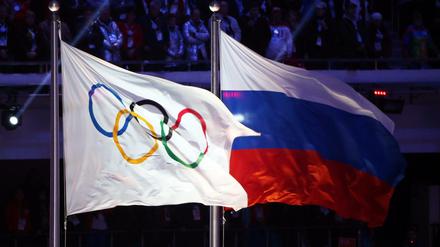 Bekanntes Bild. Doch: Russland könnte von Olympia in Tokio ausgeschlossen werden.