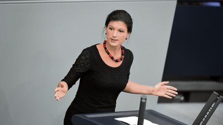 Die Linke-Fraktionchefin Sahra Wagenknecht 