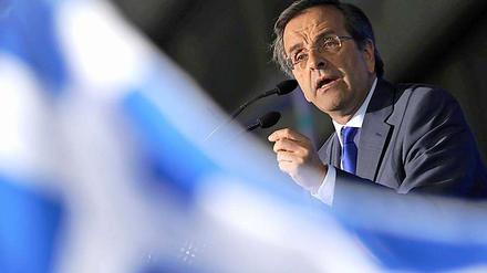 Der griechische Regierungschef Antonis Samaras will einen Zahlungsaufschub für sein Land erreichen.