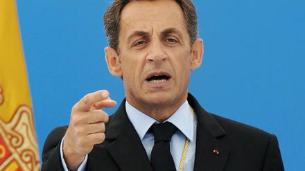 Frankreichs Präsident Nicolas Sarkozy