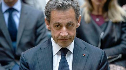 Frankreichs Ex-Präsident Nicolas Sarkozy am Freitag in Berlin.
