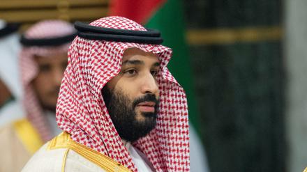 Ein Bild des saudischen Königshofs zeigt Mohammed bin Salman