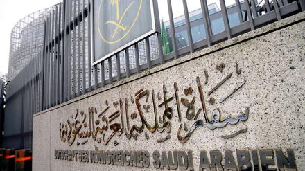 Die Außenansicht der Botschaft des Königreiches Saudi Arabien in Berlin. 