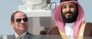 Abdel Fattah al Sisi, Präsident von Ägypten, und Mohammad bin Salman, Kronprinz von Saudi-Arabien