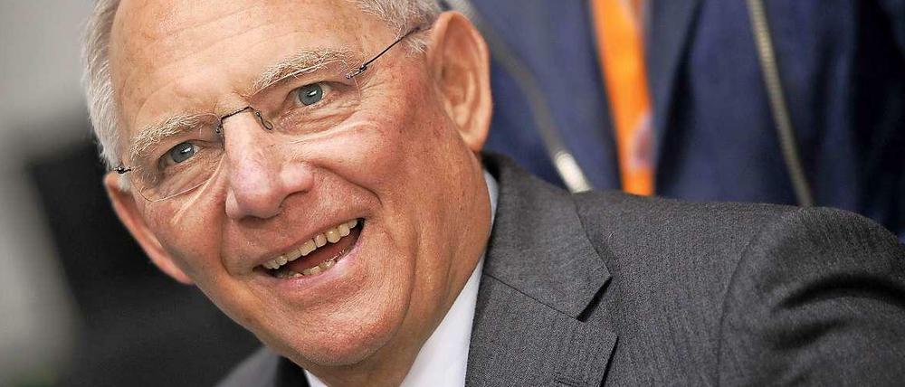 Ist zufrieden: Bundesfinanzminister Wolfgang Schäuble (CDU).