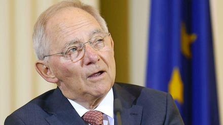 Im Zentrum der Kritik aus Athen: Bundesfinanzminister Wolfgang Schäuble (CDU).