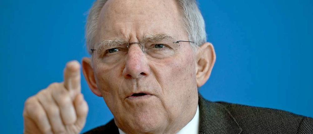 Wird er Juncker-Nachfolger in der Eurogruppe? Bundesfinanzminister Wolfgang Schäuble (CDU)