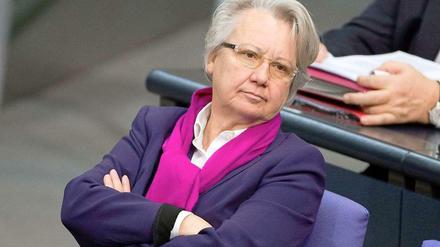 Gegen sie wird ein Plagiatsverfahren eröffnet: Bundesbildungsministerin Annette Schavan (CDU)