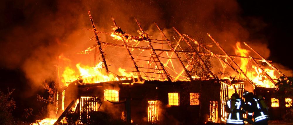 Brandanschlag in Jamel: Ein rechtsextremer Hintergrund wird vermutet